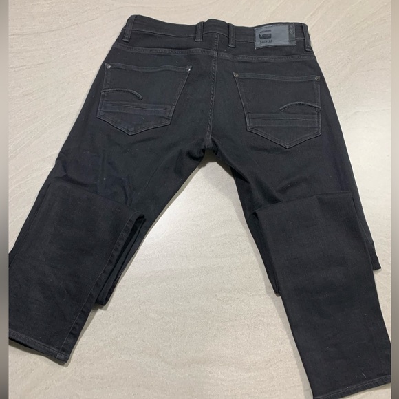 Men’s Black G-Star Raw Super Slim (Skinny) Jeans - 31” Waist x 32” Length - Picture 3 of 6